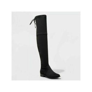 A new day , Tall black Memory foam boots 👢